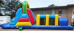 40ft obstacle with slide 40ft obstacle with slide